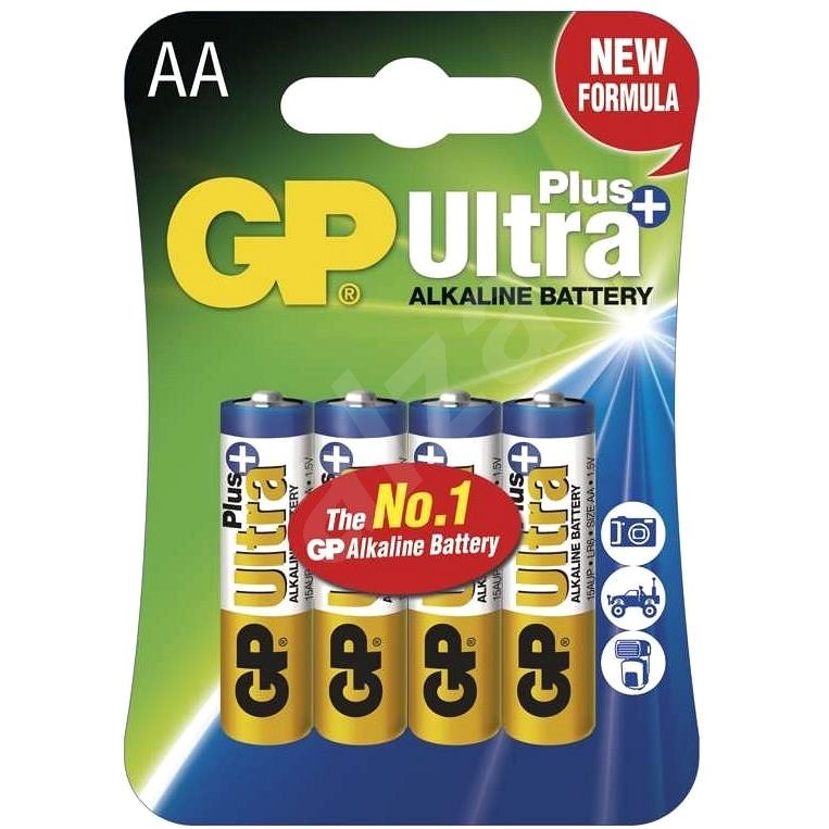 GP Ultra Plus Alkaline LR6 (AA) 4ks v blistru - Jednorázová baterie