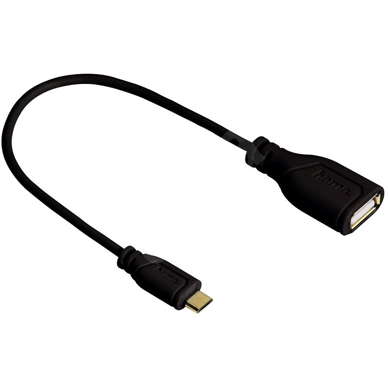 Hama - USB A -> micro USB B OTG Flexi-Slim - Redukce