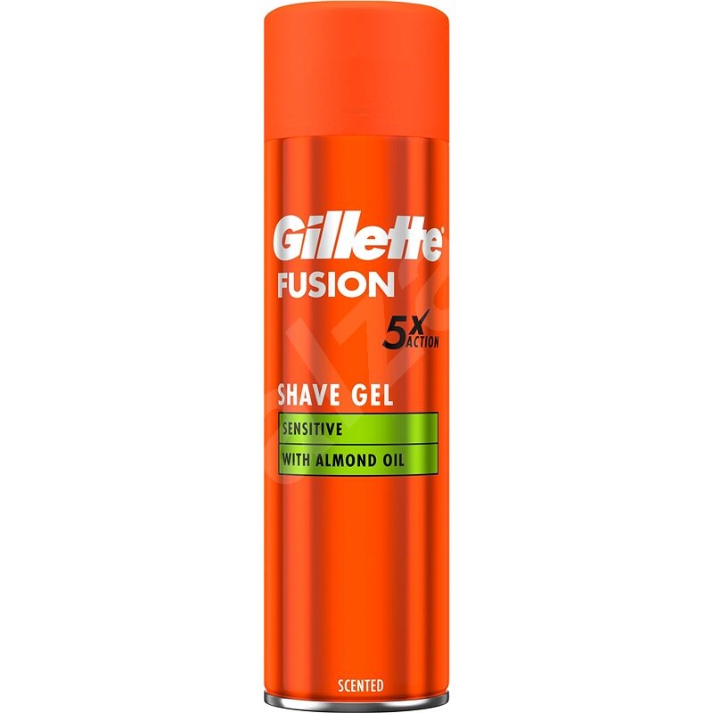 GILLETTE Fusion Sensitive 200 ml - Gel na holení