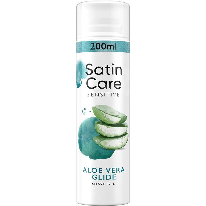 GILLETTE Satin Care Sensitive 200 ml - Dámský gel na holení
