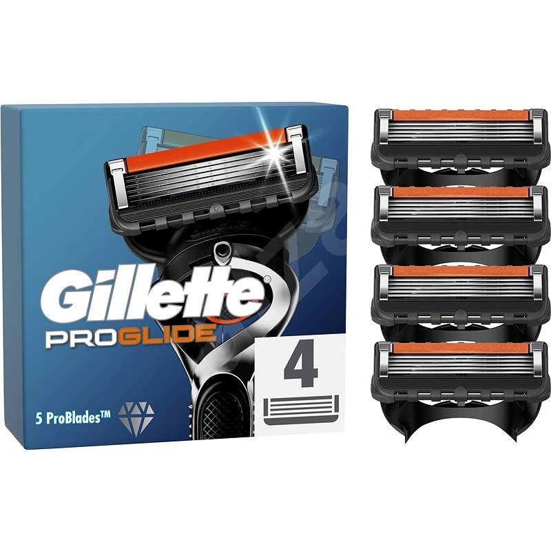 GILLETTE Fusion ProGlide 4 ks - Pánské náhradní hlavice