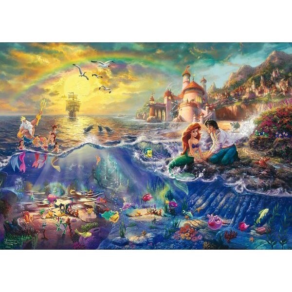Schmidt Puzzle Malá mořská víla Ariel 1000 dílků - Puzzle