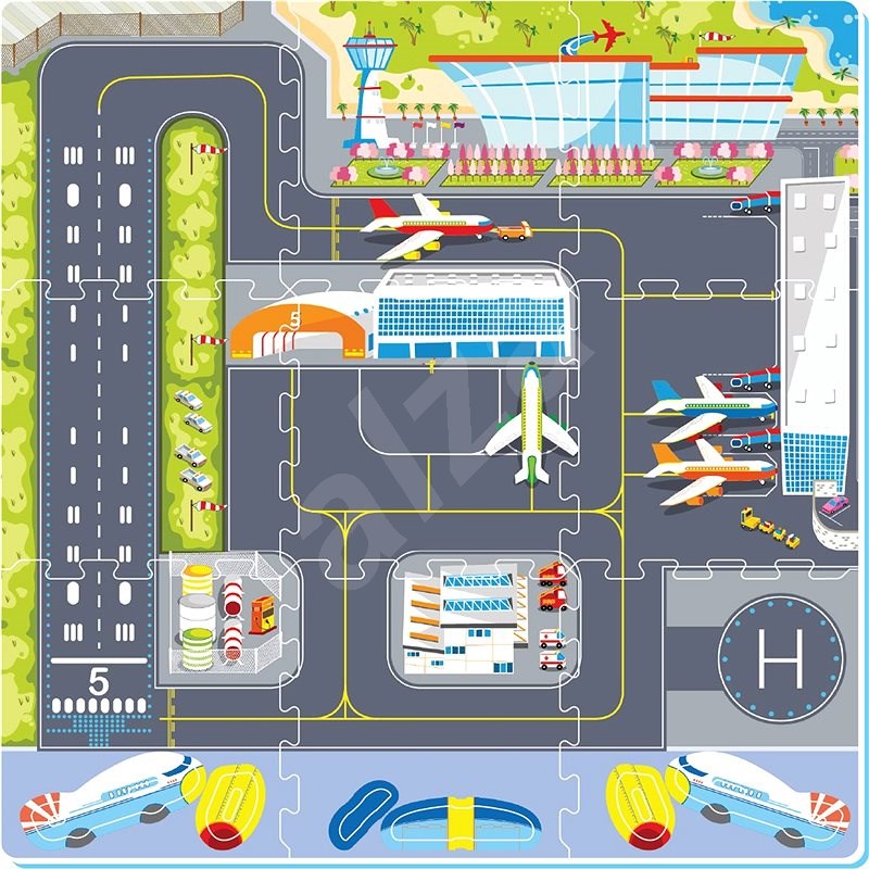 Letiště - Pěnové puzzle