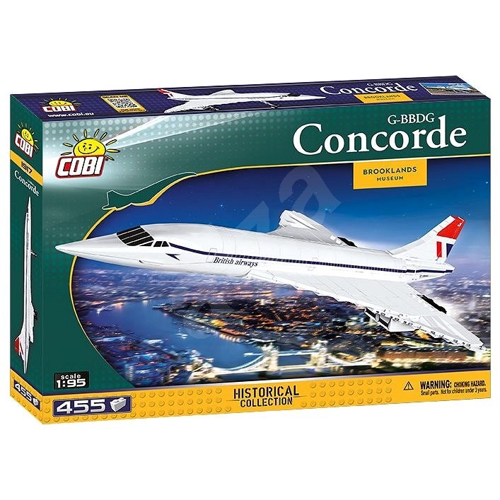 Cobi Letadlo Concorde z Brooklands Museum - Stavebnice