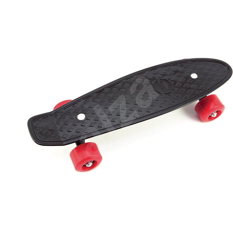 Teddies Skateboard - pennyboard - černá - červená kola - Penny board