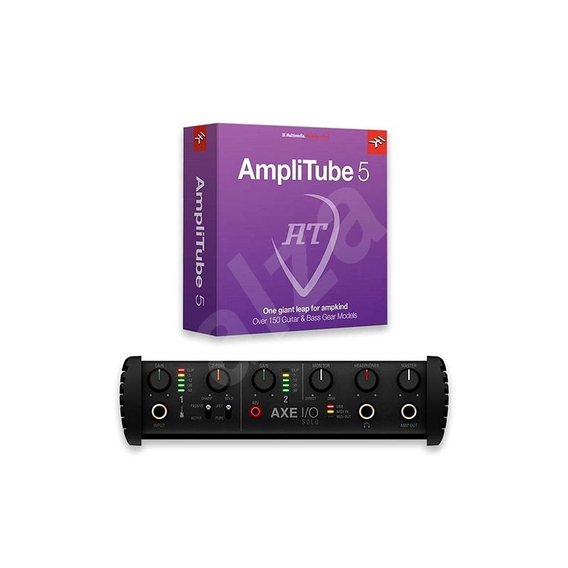 IK Multimedia AXE I/O Solo + AmpliTube 5 Bundle - Externí zvuková karta