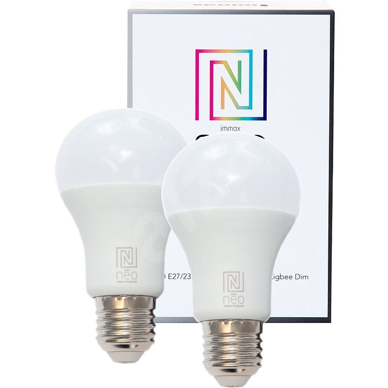 Immax Neo LED E27 A60 8.5W TB 806lm Zigbee Dim 2pcs - LED Bulb