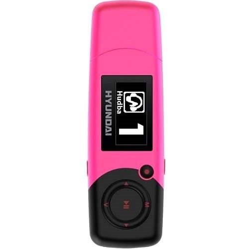 Hyundai MP 366 FMP 4GB růžový - MP3 přehrávač