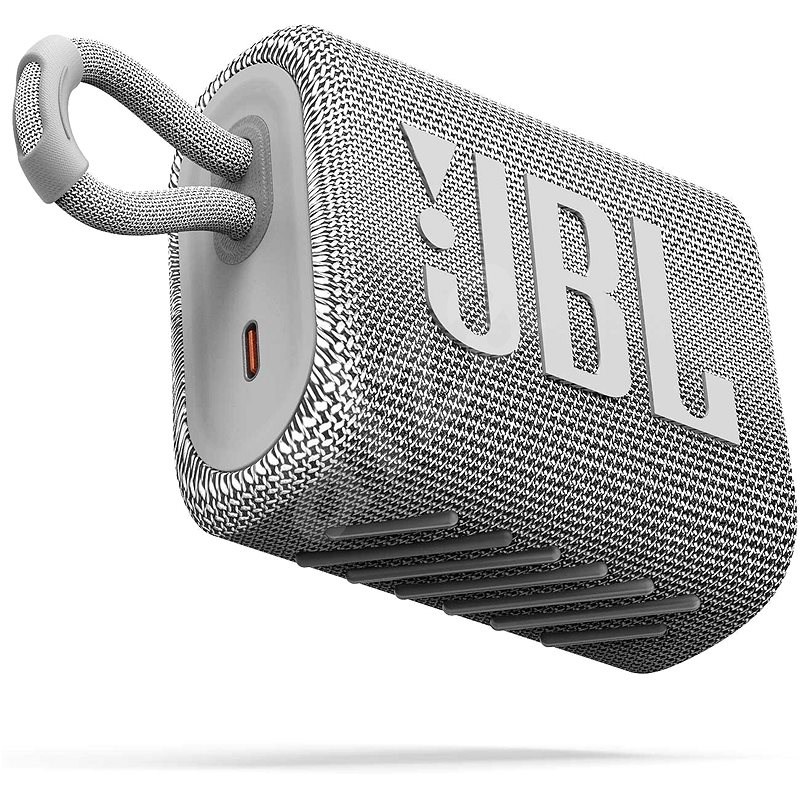 JBL GO 3 bílý - Bluetooth reproduktor