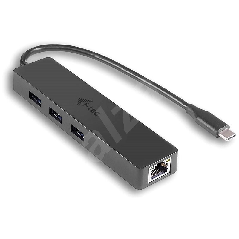 I-TEC USB-C Slim 3-portový HUB s GLAN - Replikátor portů