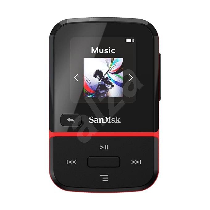 SanDisk MP3 Clip Sport Go2 16 GB, červená - MP3 přehrávač