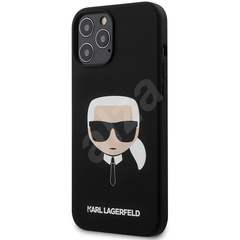 Karl Lagerfeld Head pro Apple iPhone 12 Pro Max Black - Kryt na mobil