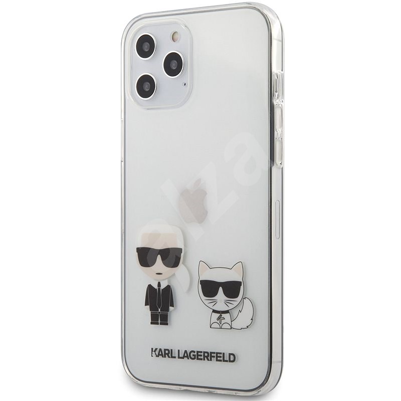 Karl Lagerfeld PC/TPU Karl&Choupette pro Apple iPhone 12 Pro Max Transparent - Kryt na mobil