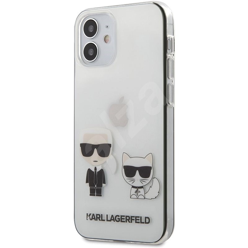 Karl Lagerfeld PC/TPU Karl&Choupette pro Apple iPhone 12 Mini Transparent - Kryt na mobil