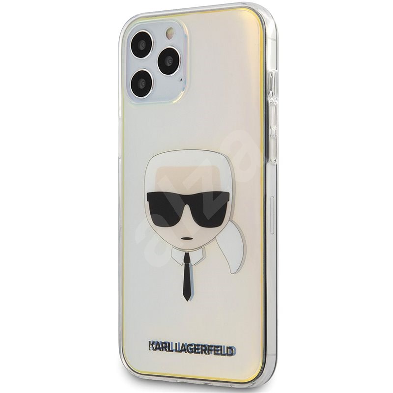 Karl Lagerfeld PC/TPU Head pro Apple iPhone 12 Pro Max Iridescent - Kryt na mobil