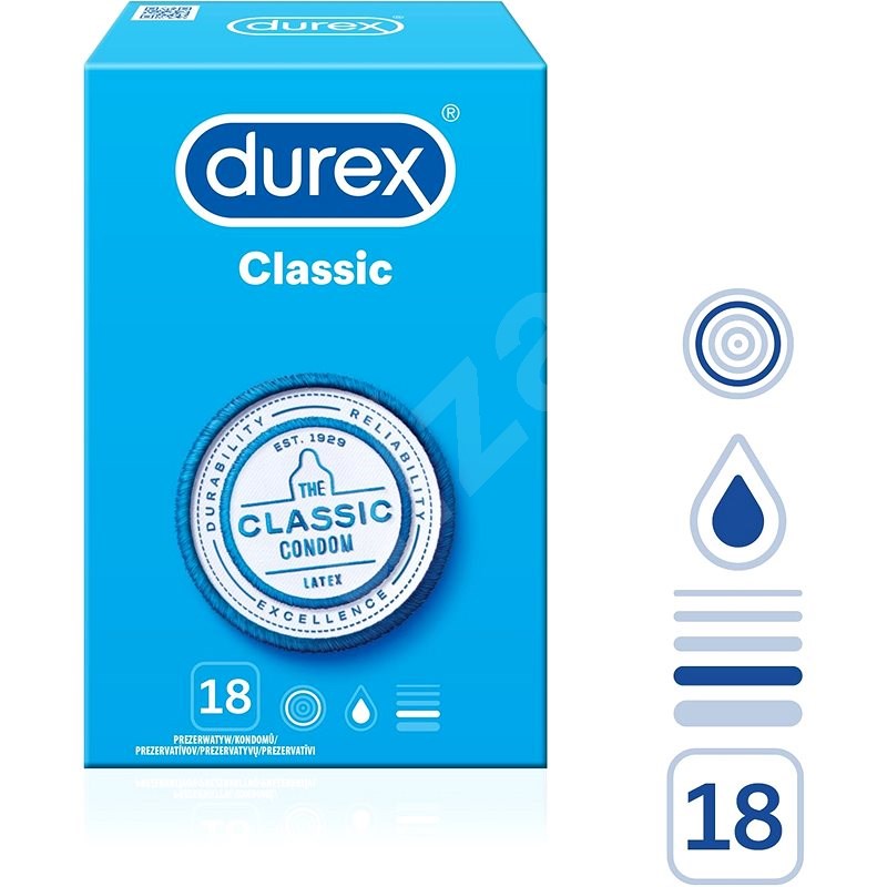 DUREX Classic 18 ks - Kondomy