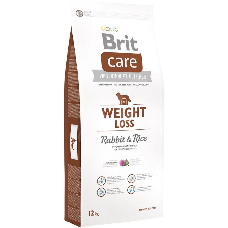 Brit Care weight loss rabbit & rice 12 kg - Granule pro psy