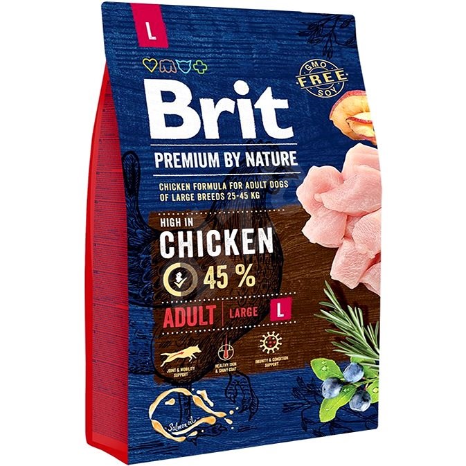 Brit Premium by Nature Adult L 3 kg - Granule pro psy