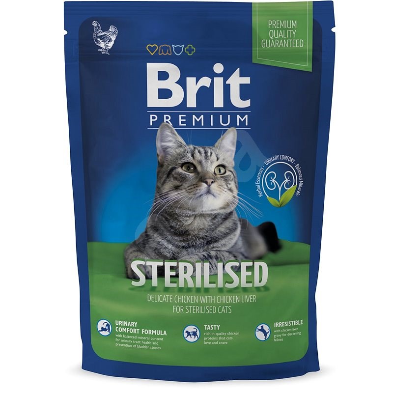 Brit Premium Cat Sterilised 1,5 kg - Granule pro kočky