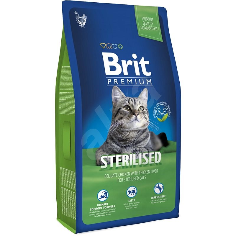 Brit Premium Cat Sterilised 8 kg - Granule pro kočky