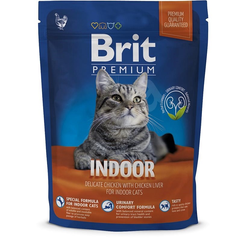 Brit Premium Cat Indoor 300 g - Granule pro kočky