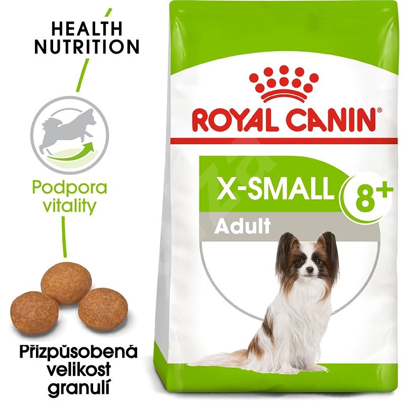 Royal Canin X-Small Adult (8+) 0,5 kg - Granule pro psy
