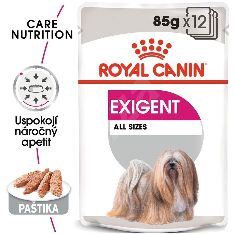 Royal Canin Exigent Dog Loaf 12 × 85 g - Kapsička pro psy