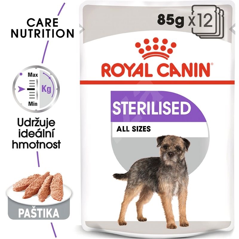 Royal Canin Sterilised Care Dog Loaf 12 × 85 g - Kapsička pro psy