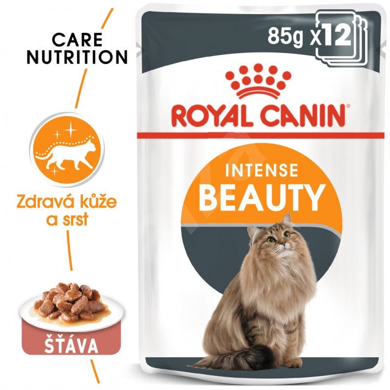 Royal Canin Intense Beauty Gravy 12 × 85 g - Kapsička pro kočky