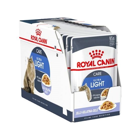 Royal Canin Ultra Light Jelly 12 × 85 g - Kapsička pro kočky