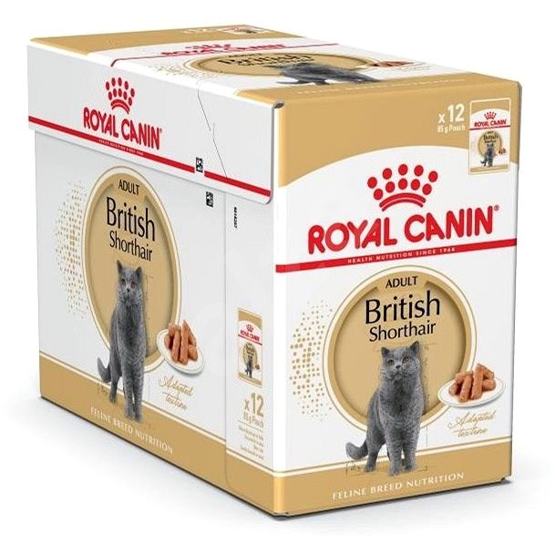 Royal Canin British Shorthair Gravy 12 × 85 g - Kapsička pro kočky