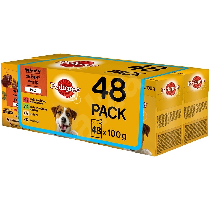 Pedigree Vital Protection kapsička masový výběr v želé pro dospělé psy 48 × 100 g - Kapsička pro psy