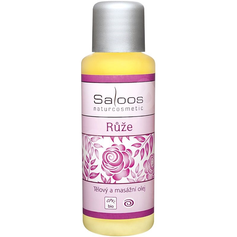 SALOOS Organic Body and Massage Oil Rose 50 ml - Massage Oil