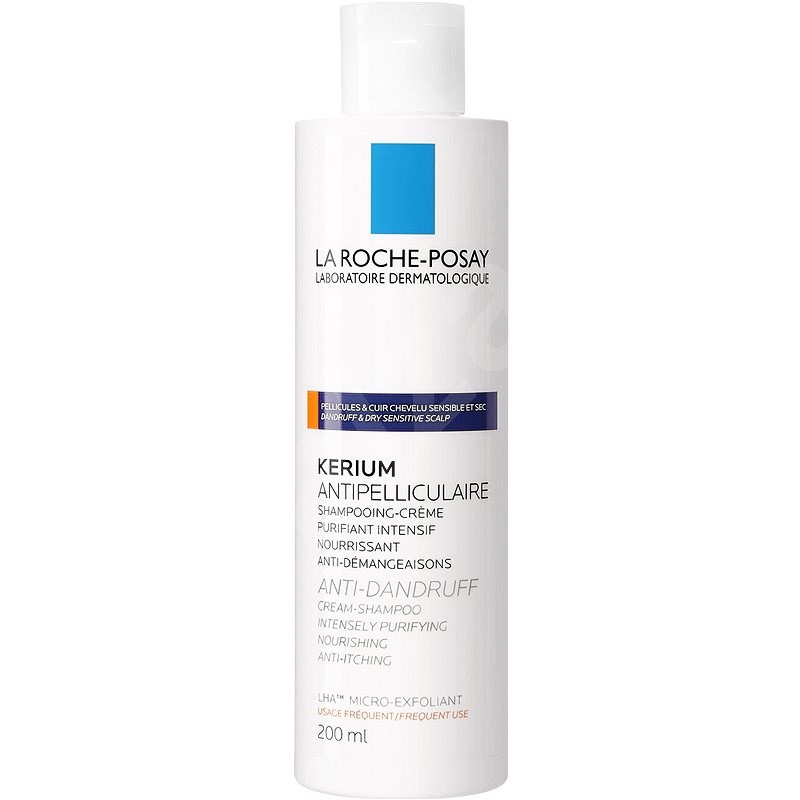 LA ROCHE-POSAY Kerium Anti-Dandruff Cream Shampoo 200 ml - Šampon