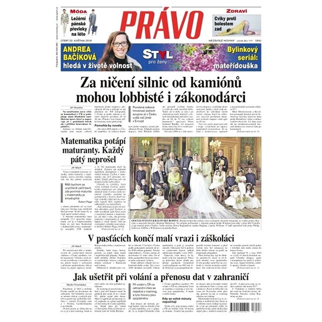 Právo - 22-05-2018 - Elektronické noviny