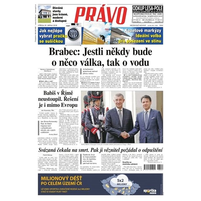 Právo - 29-08-2018 - Elektronické noviny