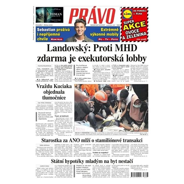 Právo - 01-10-2018 - Elektronické noviny