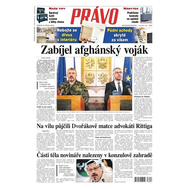 Právo - 24-10-2018 - Elektronické noviny