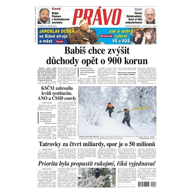 Právo - 10-01-2019 - Elektronické noviny