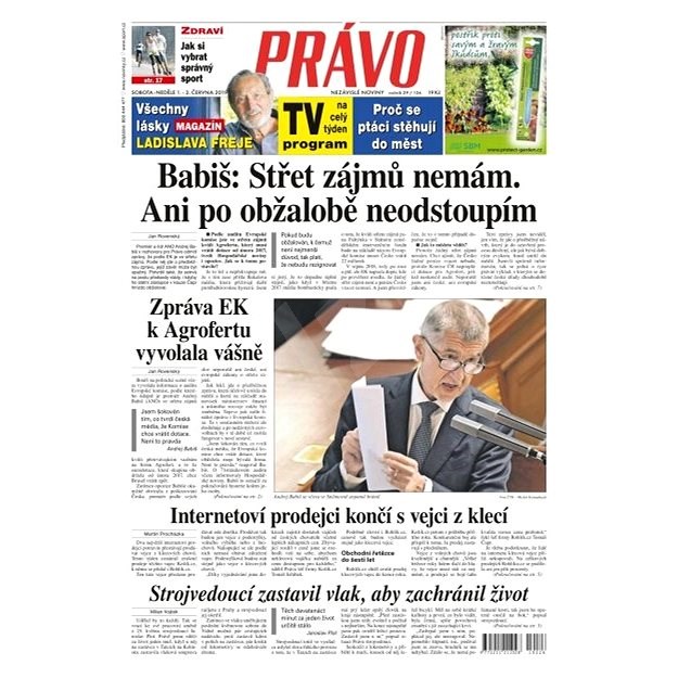 Právo - 01-06-2019 - Elektronické noviny
