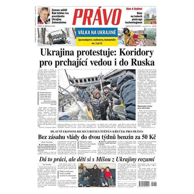 Právo - 08-03-2022 - Elektronické noviny