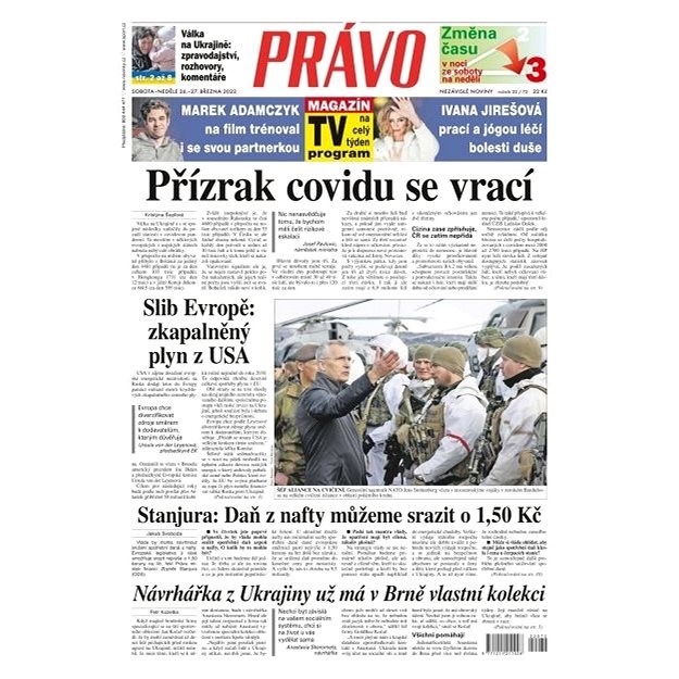 Právo - 26-03-2022 - Elektronické noviny