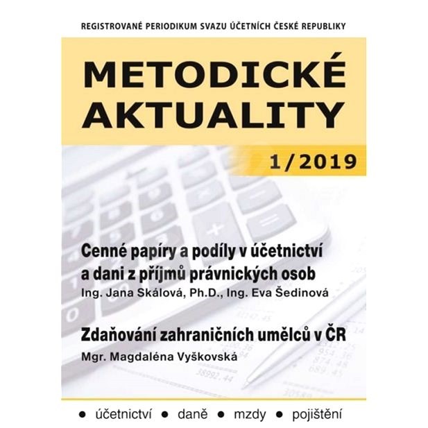 Metodické aktuality - 1/2019 - Elektronický časopis