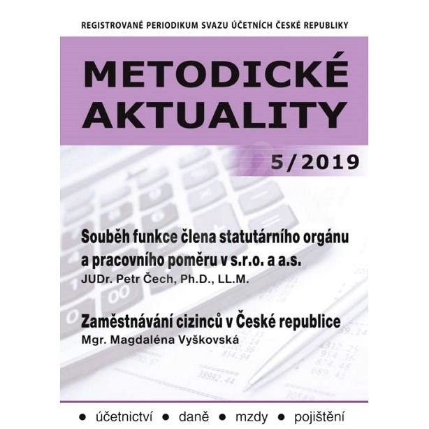 Metodické aktuality - 5/2019 - Elektronický časopis