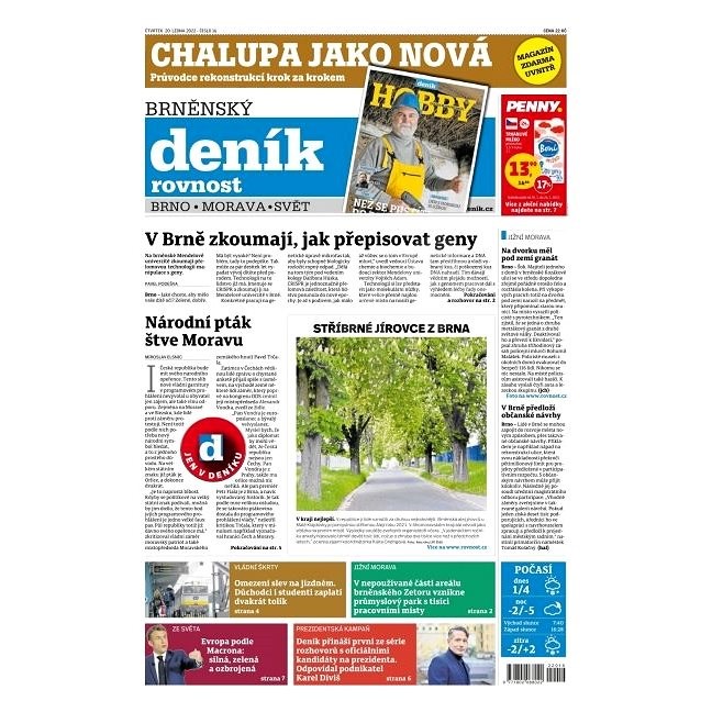 Brněnský deník - 20.01.2022 - Elektronické noviny