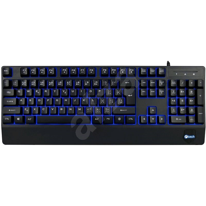 C-TECH KB-104, černá - CZ/SK - Herní klávesnice