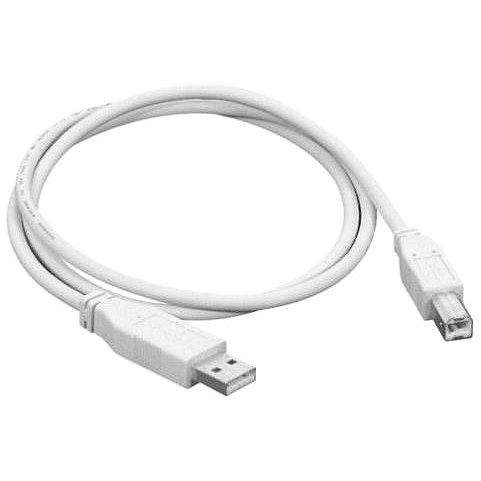OEM USB 2.0 propojovací 1.8m A-B - bílý (šedý) - Datový kabel
