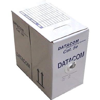 Datacom, wire, CAT5E, FTP, PE outdoor, 305m/box - Ethernet Cable