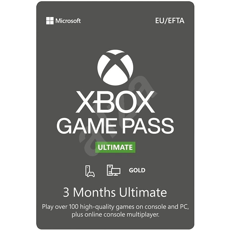 Xbox Game Pass Ultimate - 3 Month Subscription - Prepaid Card