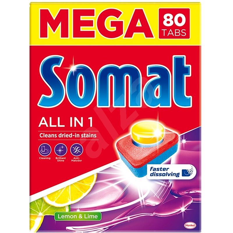 Somat All in 1 tablety do myčky 80 ks - Tablety do myčky